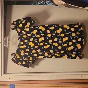 Peyton and Parker Off The Shoulder Lemon Dress